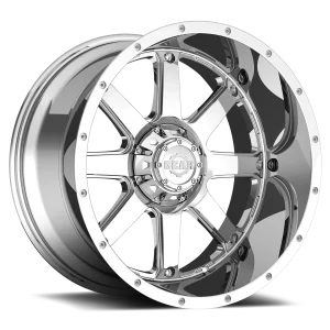 Gear Off Road – Big Block – Polished – 18″x9″ 18mm – Summer Wheels – 726C-8906818
